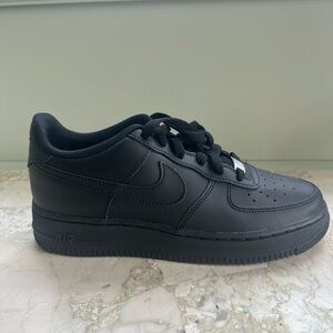 Black Nike Air Force Ones